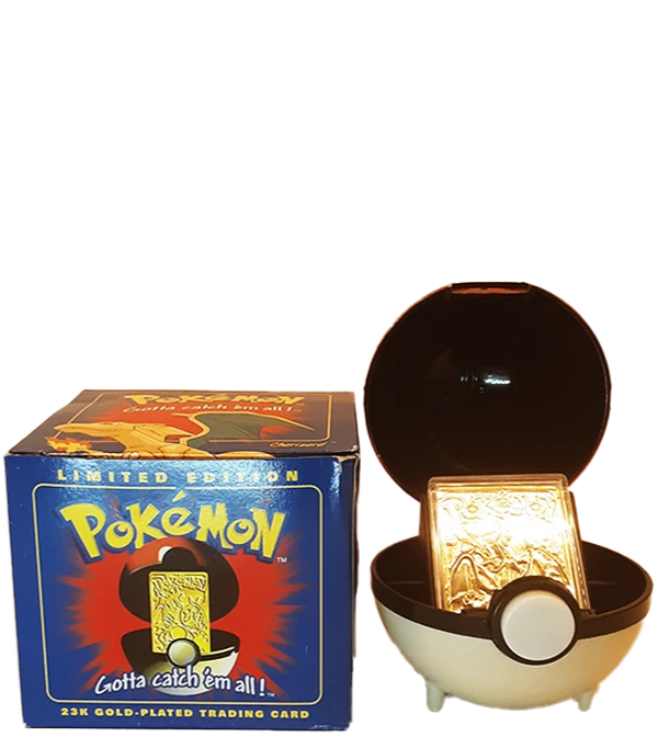Charizard - Pokemon Burger King Gold Card With Pokeball in Blue box - AFcollector.com Charizard - Pokemon Burger King Gold Card With Pokeball in Blue box - AFcollector.com