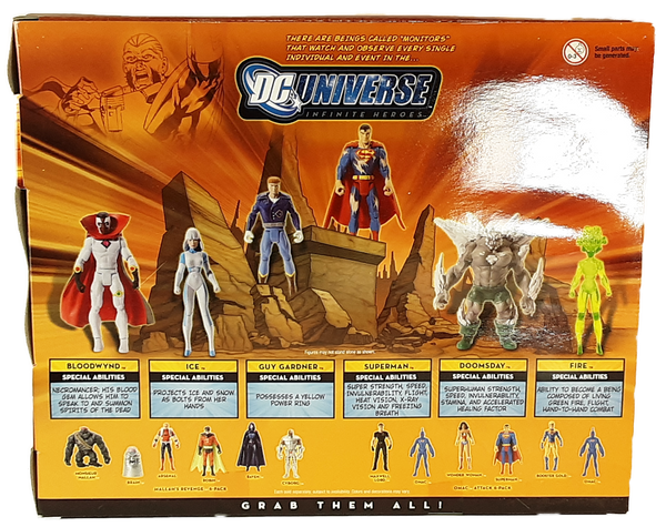 Doomsday - DC Universe Infinite Heroes Prelude To Doomsday MIB action  figure set 1