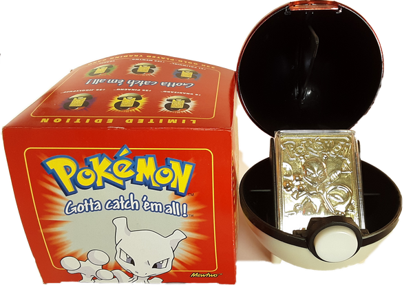 burger king gold pokemon cards mewtwo Mewtwo - Pokemon Burger King Gold Card With Pokeball in box