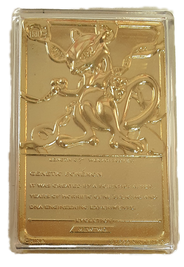 Mewtwo - Pokemon Burger King Gold Card With Pokeball in box - AFcollector.com Mewtwo - Pokemon Burger King Gold Card With Pokeball in box - AFcollector.com