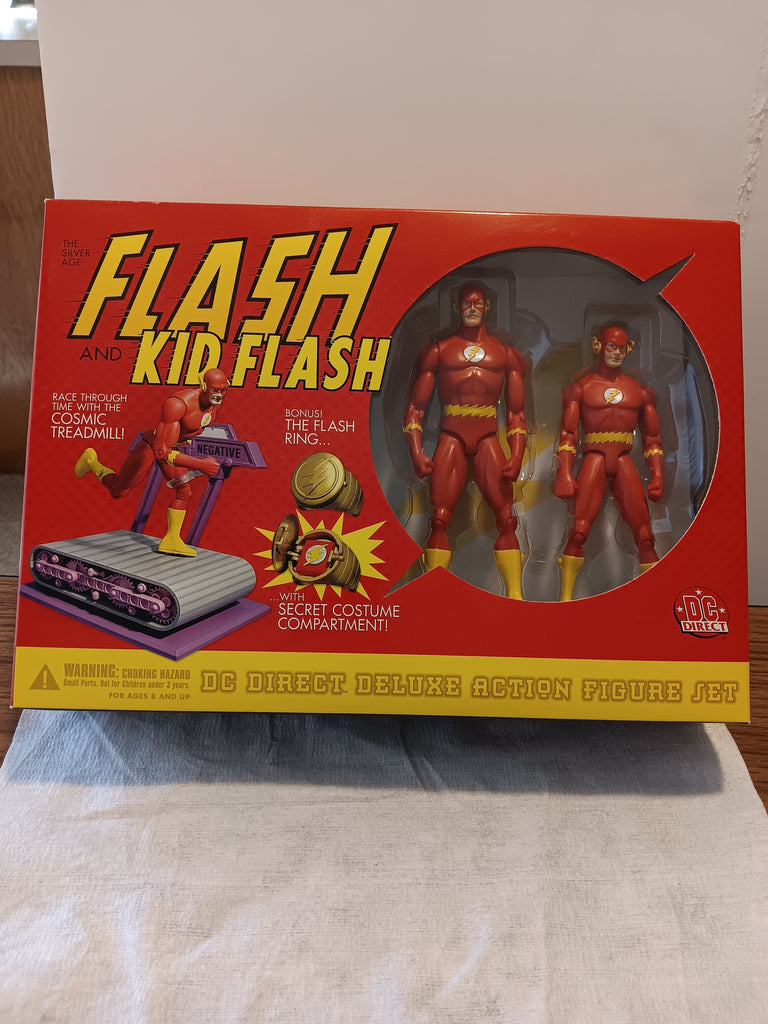 Flash and Kid Flash DC Direct Deluxe action figure 2 pack set MOC