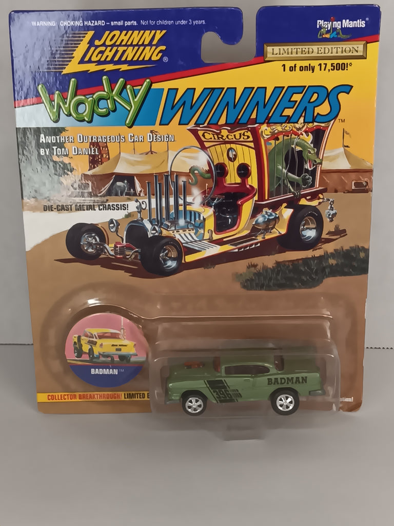 Badman Wacky Winners Johnny Lightning 1996 Diecast Car Serial #1-02861