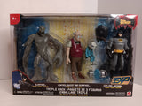 Batman - Zip Action, Ventriloquist and Scarface, Clayface- MIB Action Figure Triple Pack