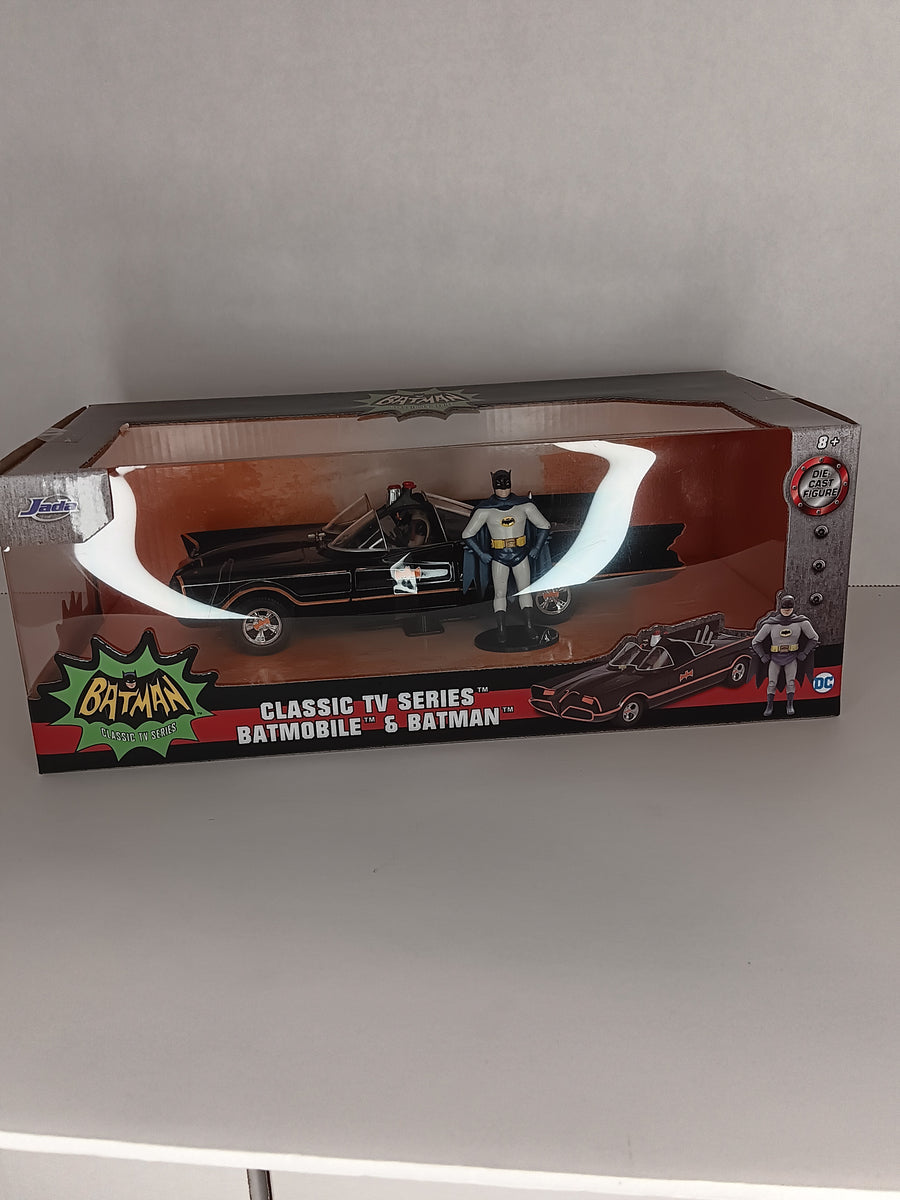 Batmobile and Batman Jada Classic TV Series 2022 Diecast Batmobile and figure MOC