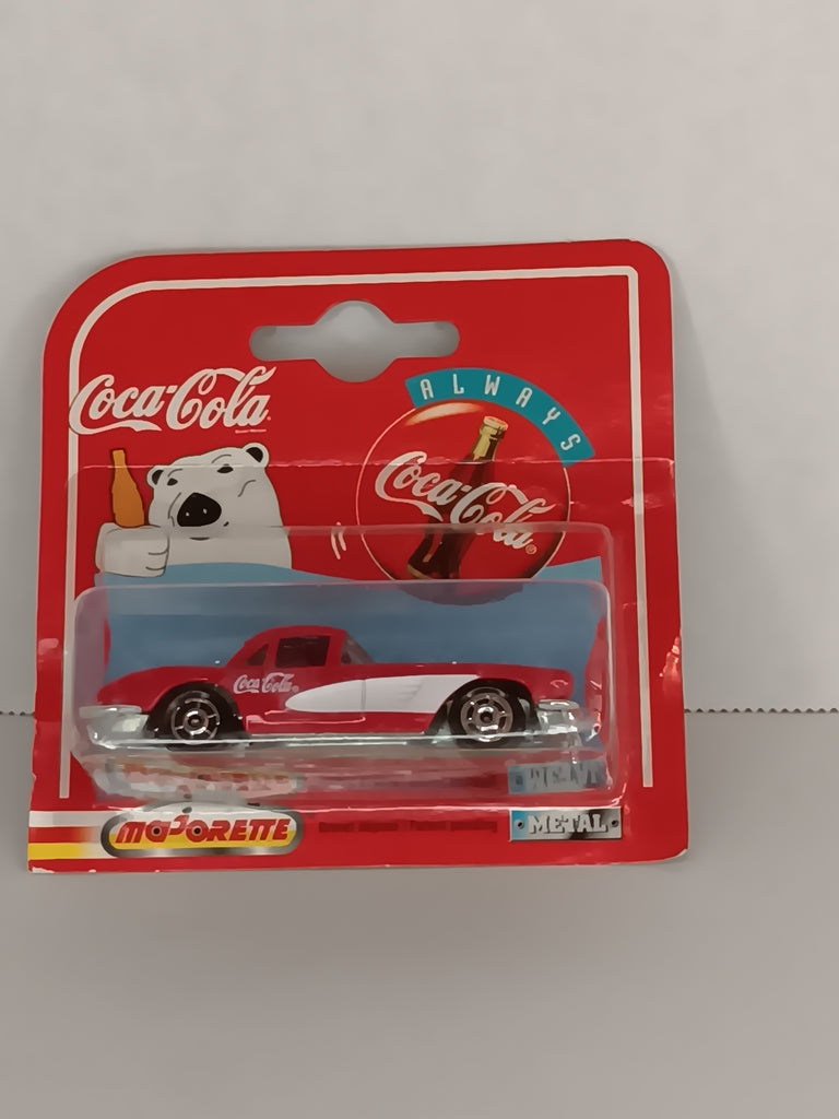 Coca-Cola Red 58 Chevy Corvette 1/64th Diecast Car   2