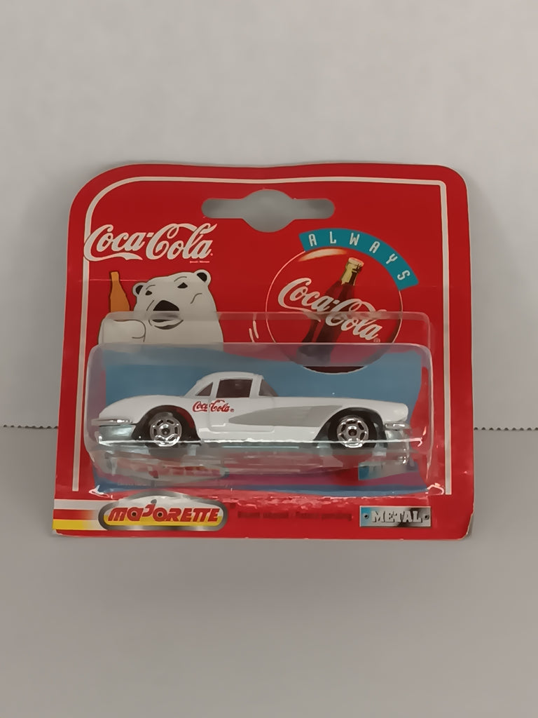 Coca-Cola White 58 Chevy Corvette 1/64th Diecast Car   6