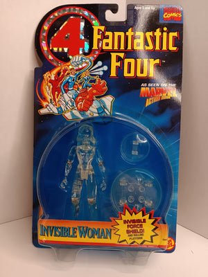 Invisible Woman - Fantastic Four With Invisible Force Shield 1995 MOC Action Figure 3