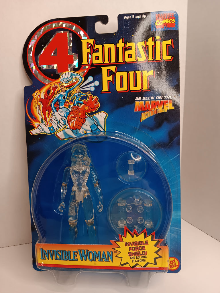 Invisible Woman - Fantastic Four With Invisible Force Shield 1995 MOC Action Figure 4