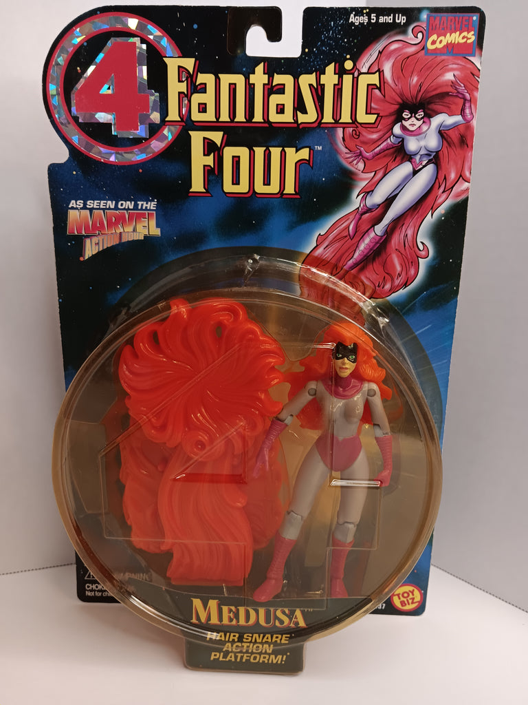 Medusa - Marvel Fantastic Four With Hair Snare Platform Action Figure MOC  1