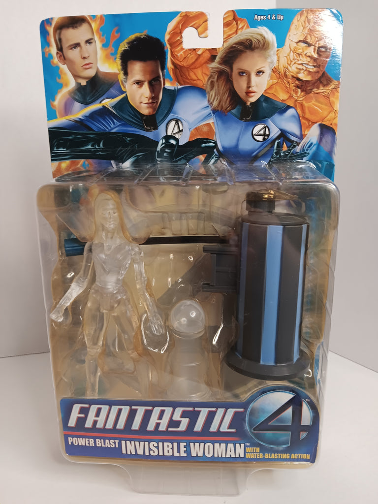 Invisible Woman - Jessica Alba - Clear Variant Power Blast Fantastic Four MOC action figure 2