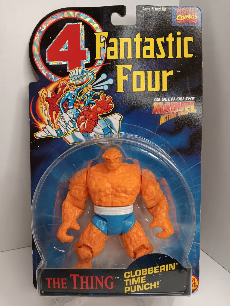 The Thing - Fantastic Four With Clobberin' Time Punch MOC Action Figure  3