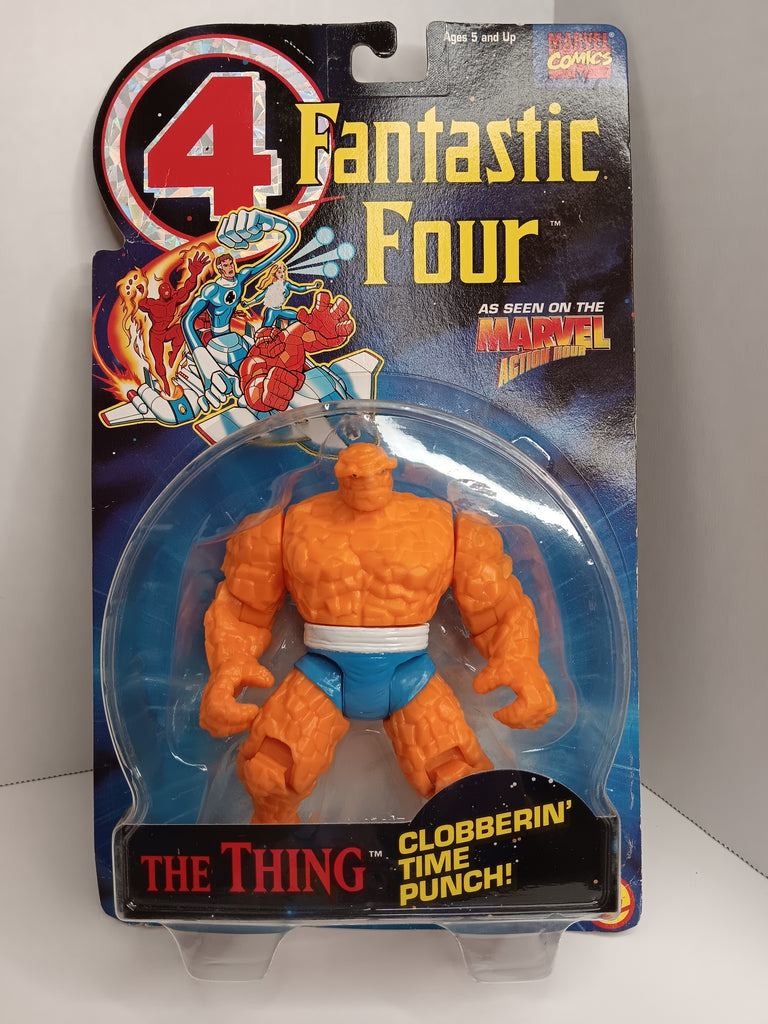 The Thing - Fantastic Four With Clobberin' Time Punch MOC Action Figure  5