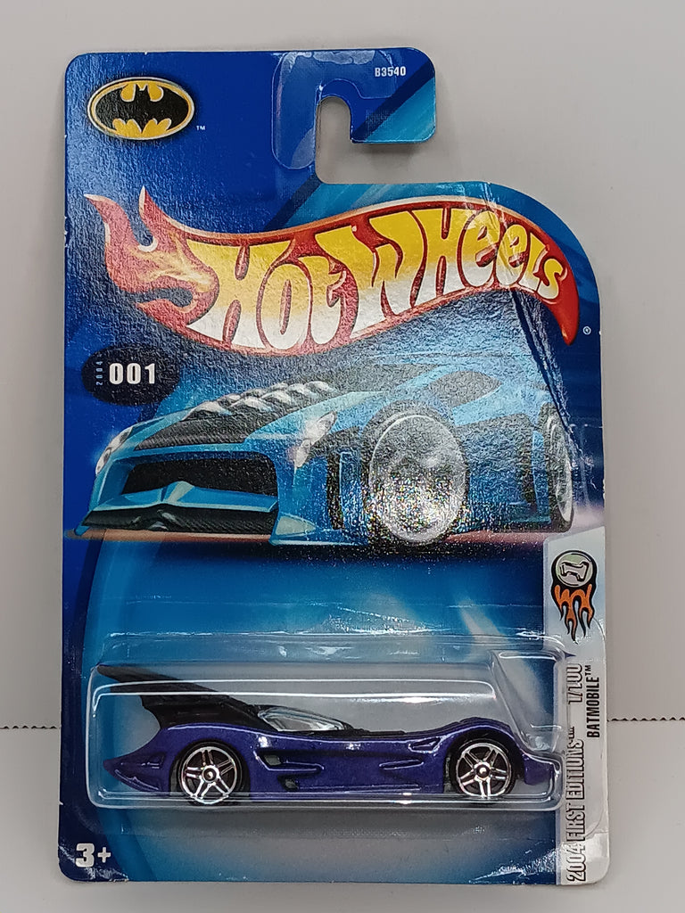 Batmobile  001 - Purple Hot Wheels 2004 First Editions 1/100  - 1