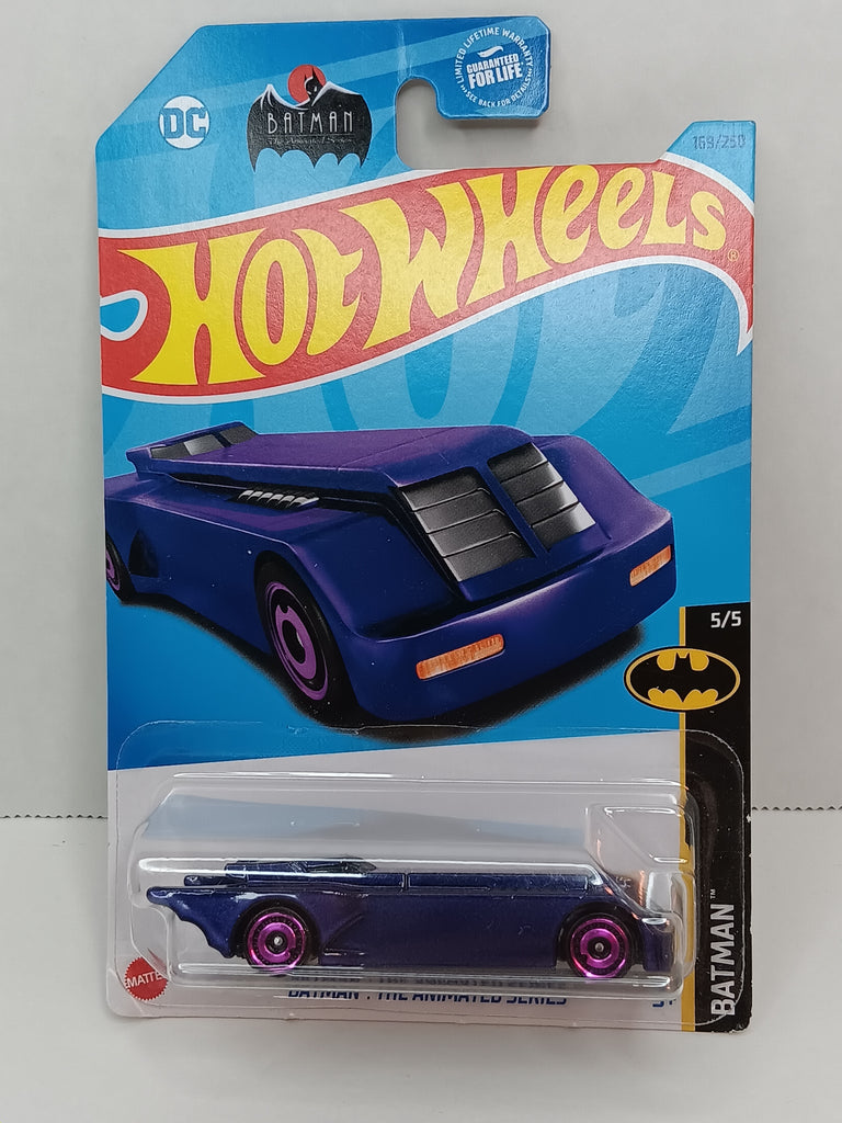 Batmobile  Batman The Animated Series 2023 Hot Wheels Purple 169 of 250 Batman 5/5 - 1