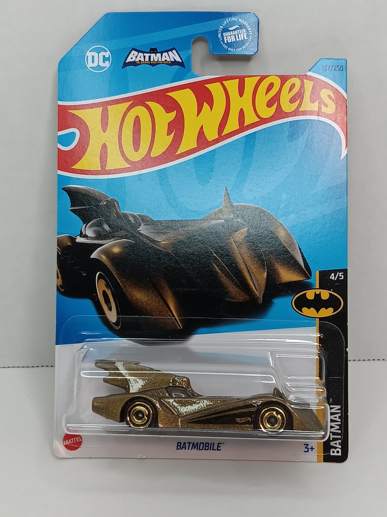 Batmobile  Batman The Brave And Bold 2023 Hot Wheels Gold 137 of 250 Batman 4/5 - 1