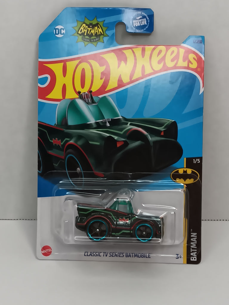 Batmobile  Classic TV Series 2023 Hot Wheels Green Tooned 3 of 250 Batman 1/5 - 1