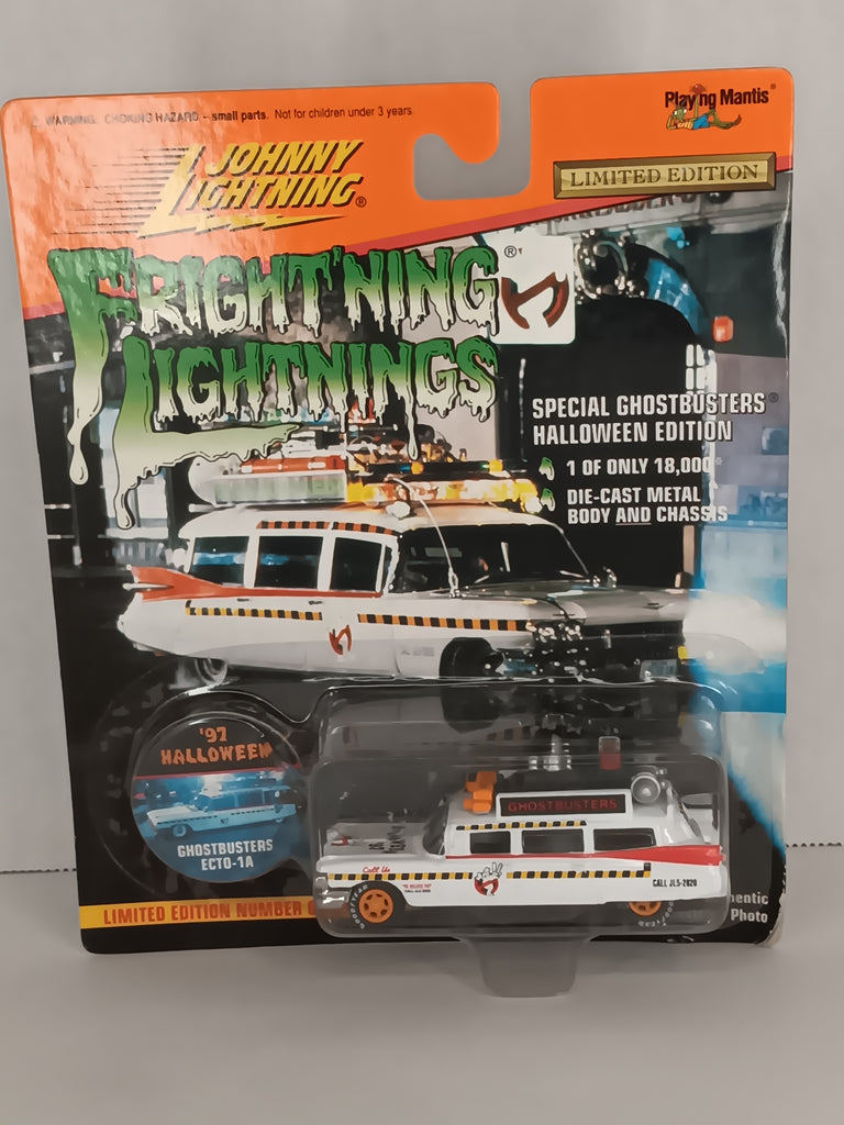 Ghostbusters Ecto-1A 97 Halloween Fright'ning Lightning Johnny Lightning Diecast