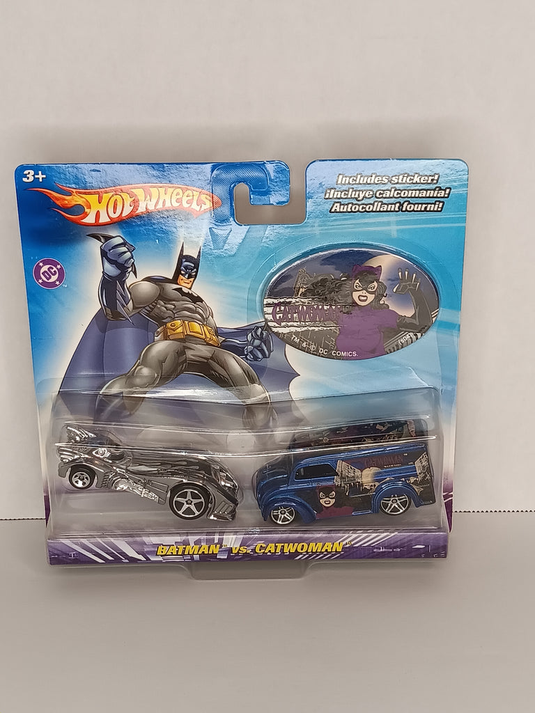 Batmobile - Hot Wheels Batman vs Catwoman Diecast Cars