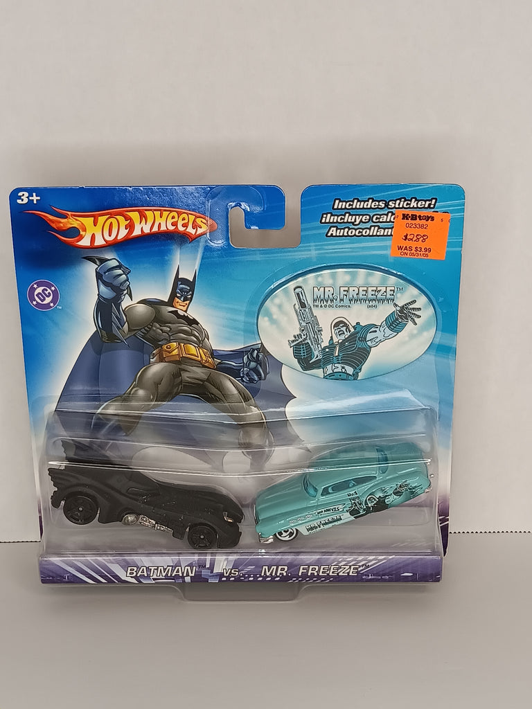 Batmobile - Hot Wheels Batman vs Mr. Freeze Diecast Cars