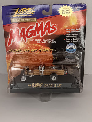 Johnny Lightning Munsters Gold Drag-U-La Magmas 1/43 Diecast Car