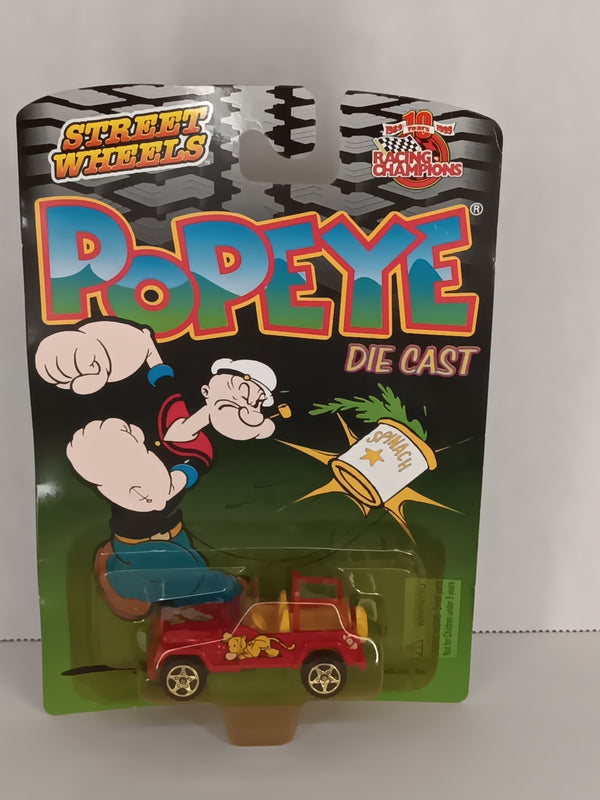 Racing Champions Street Wheels Popeye Jeep Diecast Car - AFcollector.com