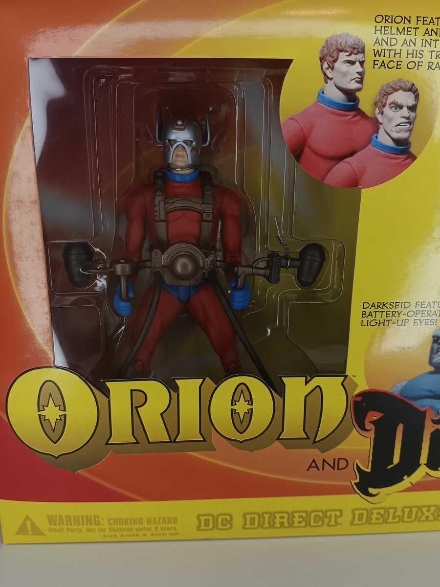 Orion and Darkseid DC Direct Deluxe action figure 2 pack set MOC