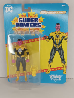 Sinestro - Yellow McFarlane DC Super Powers action figure MOC