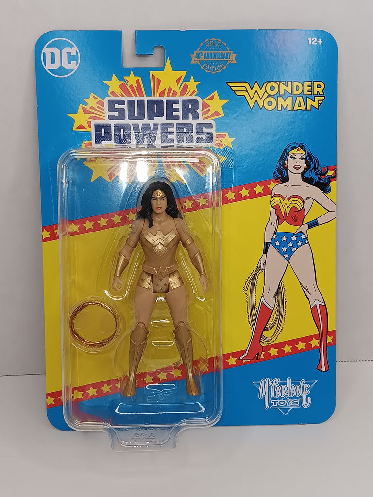 Wonder Woman McFarlane DC Super Powers Gold  Chase Variant action figure MOC