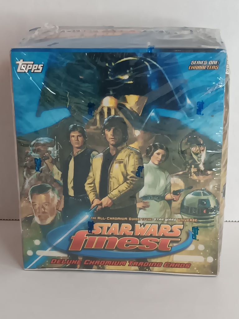 Star Wars Finest Chromium Series 1 1996 Factory Sealed Trading Card Box. 36 Packs