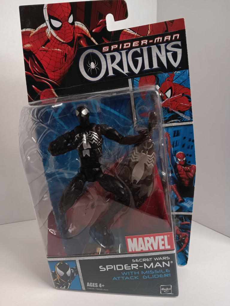 Spider-man - Secret Wars Black Costume Spider-man Origins MOC action figure