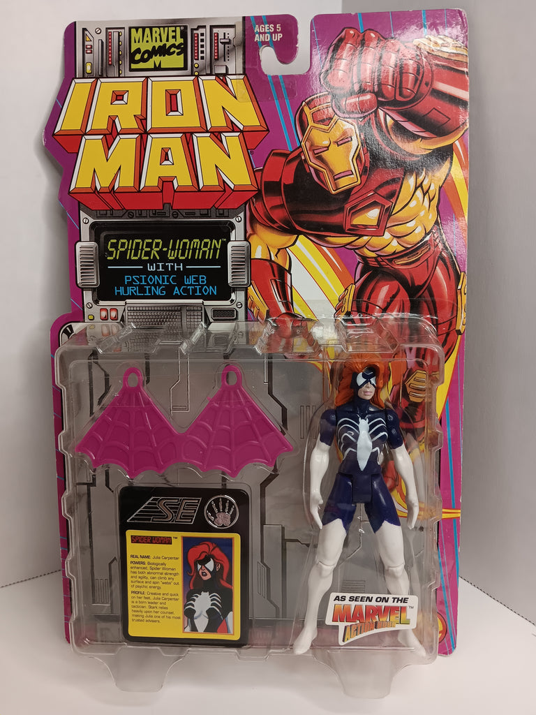 Spider-Woman - Iron Man Series With Psionic Web Hurling Action MOC action figure 1