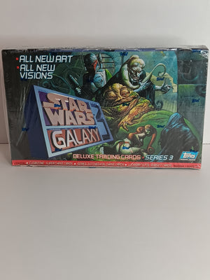 Star Wars Galaxy Series 3 1995 Factory Sealed Trading Card Box. 36 Packs