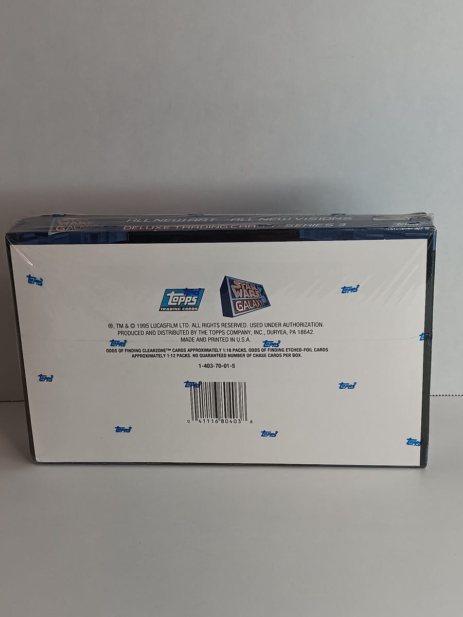 Star Wars Galaxy Series 3 1995 Factory Sealed Trading Card Box. 36 Packs