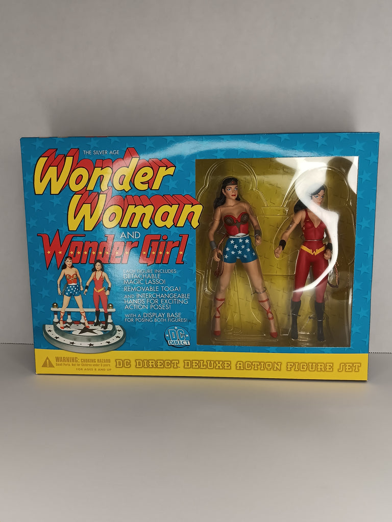 Wonder Woman Wonder Girl DC Direct Deluxe action figure 2 pack set MOC