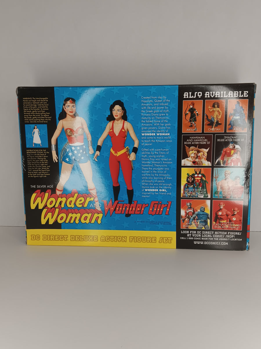 Wonder Woman Wonder Girl DC Direct Deluxe action figure 2 pack set MOC