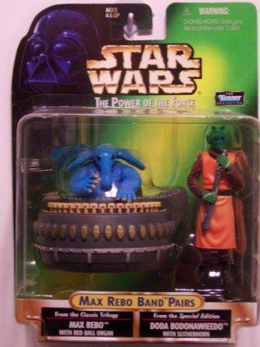 Max Rebo and Doda Bodonawieedo - Max Rebo Band Pairs Star Wars POTF green card MOC action figures