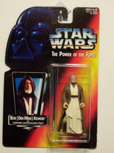 Ben (Obi-Wan) Kenobi - Long Sabre - Red card Star Wars Power Of The Force MOC action figure