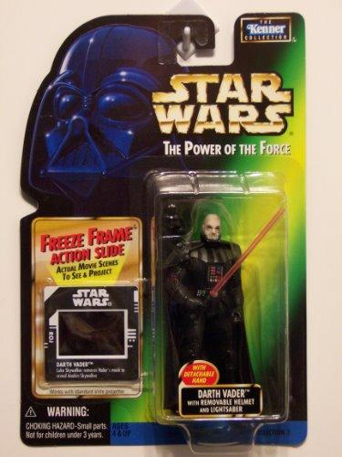 Darth Vader - Removable Helmet Star Wars POTF Green Card MOC action figure