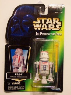 R5-D4 Star Wars POTF green card MOC action figure 