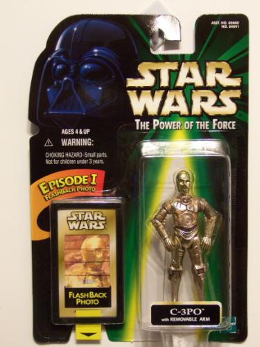 C-3PO with Removable Arm Star Wars POTF green card MOC action figure