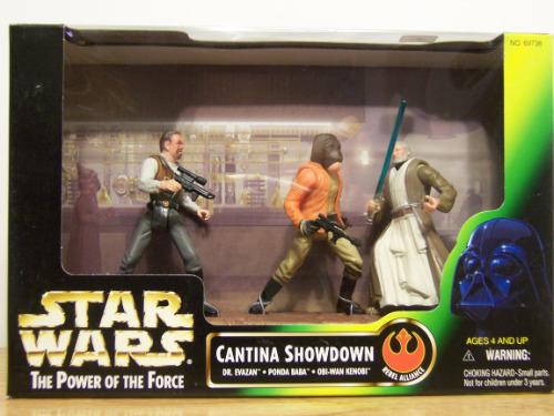Cantina Showdown Star Wars POTF MIB action figure set 5