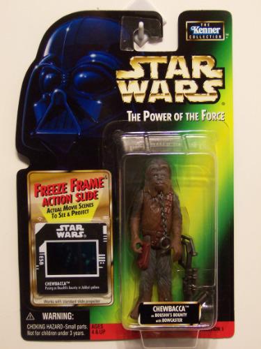 Chewbacca Star Wars POTF green card MOC action figure 1