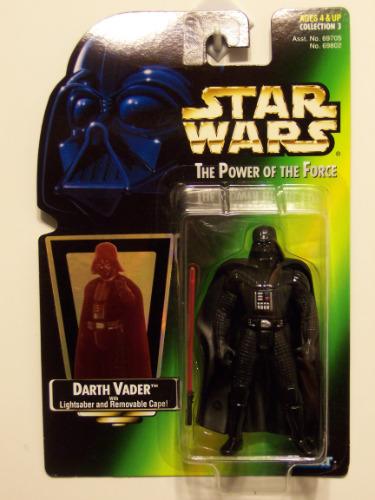 Darth Vader - Star Wars POTF Green Card MOC action figure 1