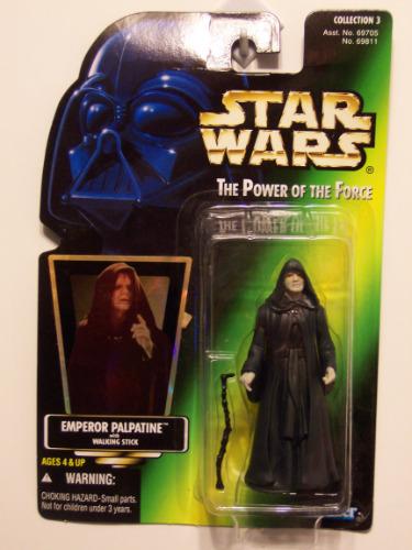 Emperor Palpatine Star Wars POTF green card MOC action figure 1