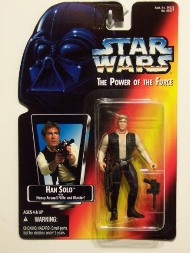 Han Solo - Star Wars POTF Red Card MOC action figure