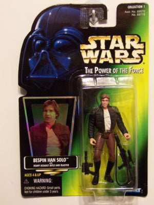 Han Solo - Bespin Han Solo Star Wars POTF green card MOC action figure 