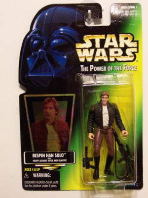 Han Solo - Bespin Han Solo Star Wars POTF green card MOC action figure 