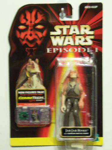 Jar Jar Binks with CommTech chip Star Wars Episode I MOC action figure