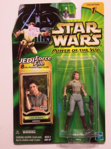 General Leia Organa Star Wars POTF green card MOC action figure