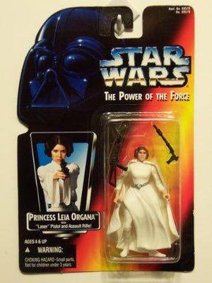 Princess Leia Organa Star Wars POTF Red Card MOC action figure